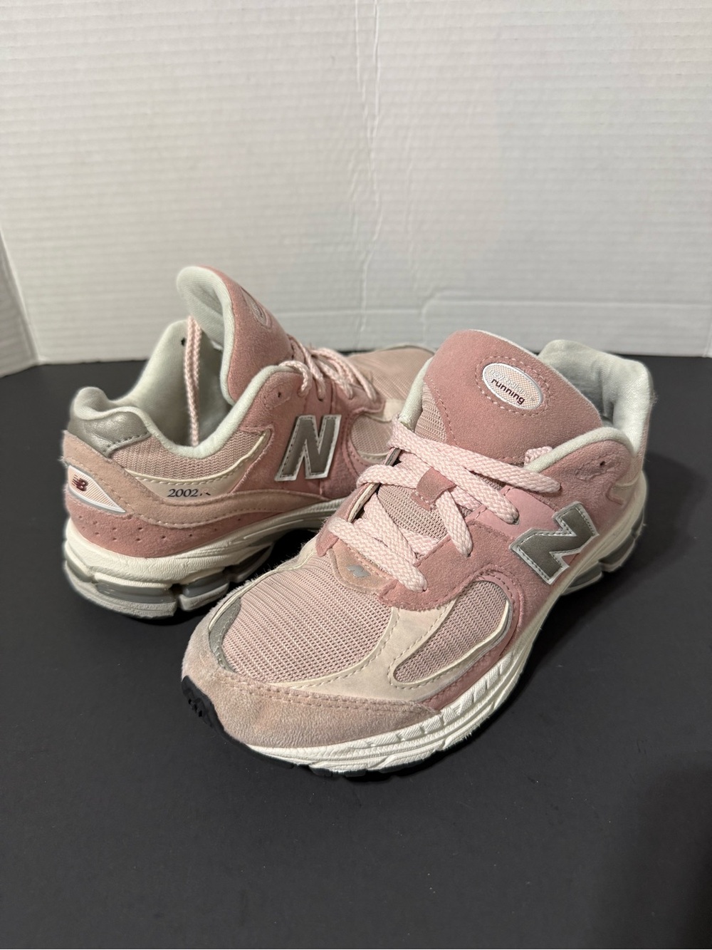New Balance 2002 Pink Cream Sneakers Kids Size 3 PC2002SK Running Shoes